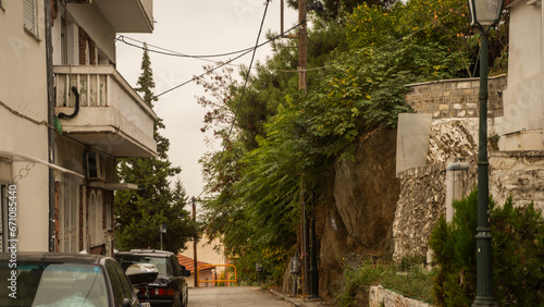 ulica grecja piękna okolica saloniki
