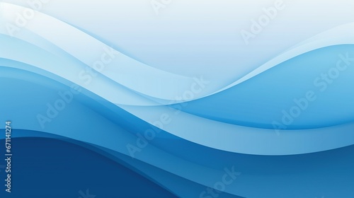 Blue wave abstract lines curve background