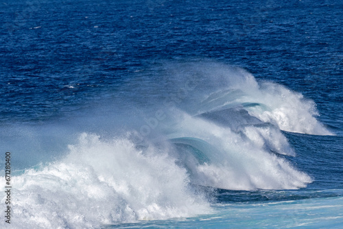 Large ocean swell of the Australian coast