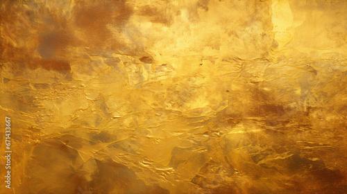 Gold Foil Texture Aged Elegance in Brown and Yellow
