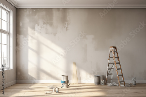 wall painting, room renovation