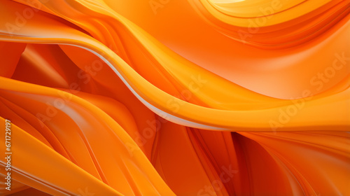Bright orange and yellow abstract shapes