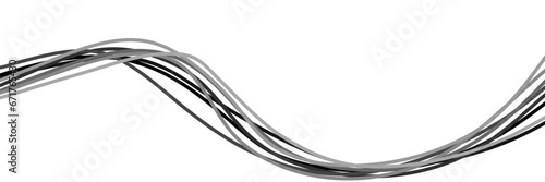 monochrome black and white modern graphic motion flowing swirl wavy line pattern vector design illustration good for wallpaper, backdrop, background, web banner, and design template