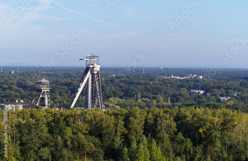 Kopalnia węgla C-Mine w Belgii w mieście Genk. Europa Zachodnia.
