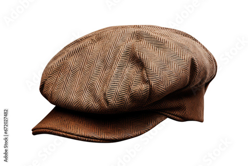 newsboy hat on isolated white background