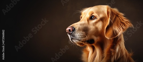 Gorgeous retriever canine with a golden coat