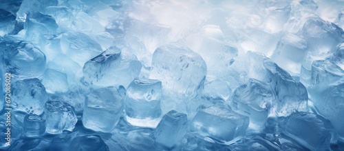 Ice when frozen can serve as a backdrop and depending on whether it contains soil particles or air bubbles it can seem either clear or somewhat unclear