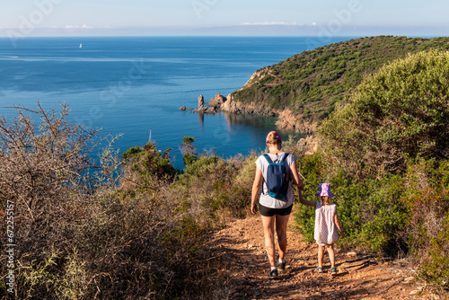 Landscape with Capo Rosso, Corsica island, France