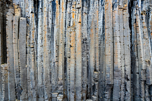 Icelandic basalt rock patterns 