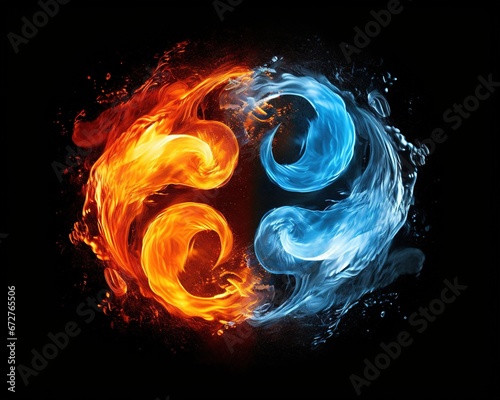 The fiery dichotomy of fire and water is referred to as Yin and Yang Hot vs Cold.