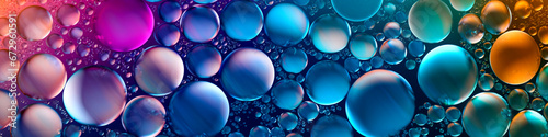 Colorful oil bubbles