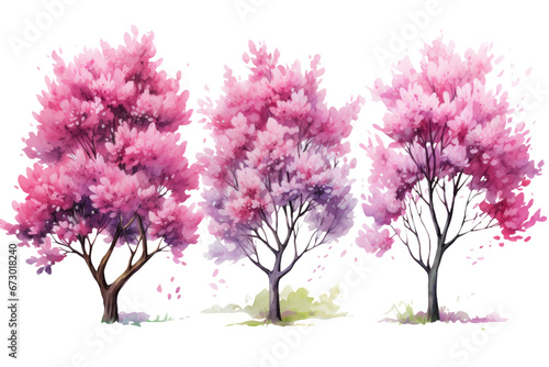 Flowering Trees Set