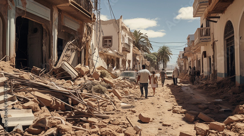 earthquake in Morocco 