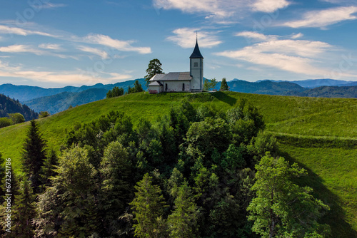 Jamnik church on the hill