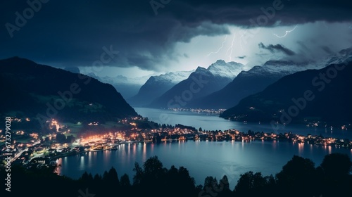 Storm Over Interlaken, Switzerland
