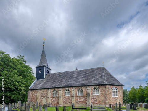 Medieval church in Duurswoude, Friesland province, The Netherlands || Middeleeuwse kerk