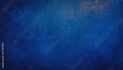 Abstract grunge decorative relief dark navy blue stucco wall texture illustration