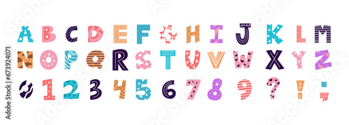 childish alphabet element
