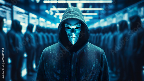 Anonymous Hacker in the Cyber World