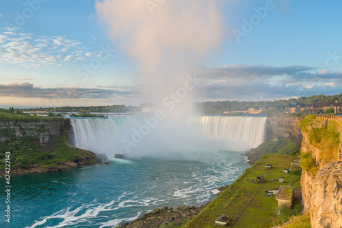 Horseshoe Falls of Canada in Niagara Falls
