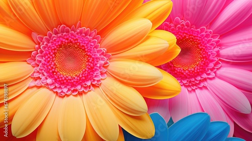 color colorful flower background close illustration spring beauty, floral blossom, fresh flora color colorful flower background close