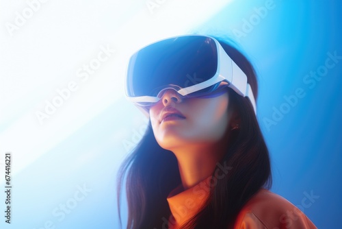 Cybernetic Vision: The Interface of Virtual Reality. Representing Futuristic Technology of Visiting The Internet