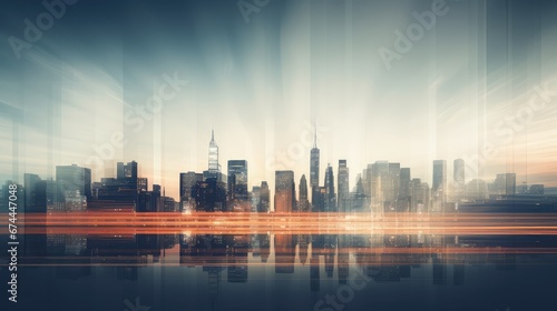 empty blurry building city background illustration window panoramic, backdrop panorama, abstract bokeh empty blurry building city background