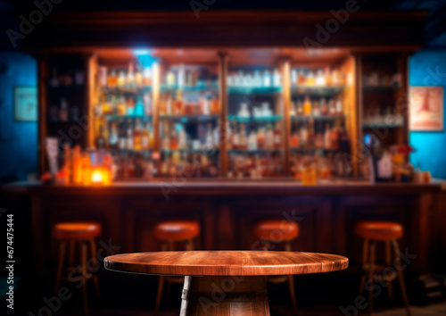 Mesa de bar estilo irlandés