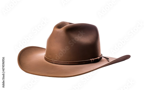 Stunning Akubra Hat Isolated On Transparent Background PNG.