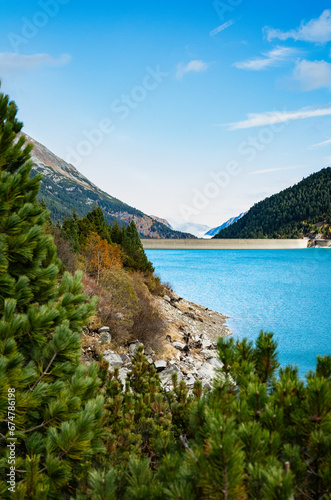 dam lake austria schlegeis österreich