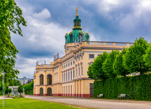 Charlottenburg palace and gardens in spring, Berlin, Germany