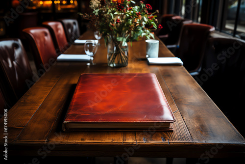 restaurant leather book reviews guestbook