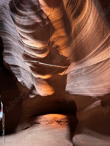 Beautiful rock formations in Antelope Canyon, Navajo Land, Arizona