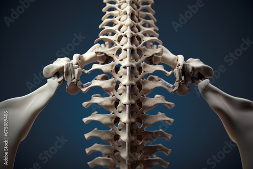 3d rendered medically accurate illustration of the axis vertebrae