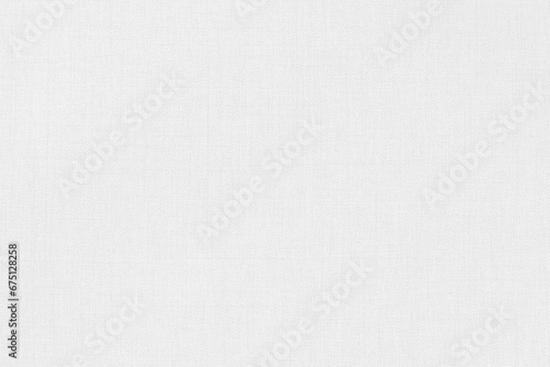 White linen fabric cloth texture for background, natural textile pattern.