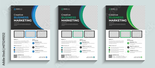Corporate Business Flyer brochure, pamphlet cover design, layout template design. Abstract business flyer, magazine, poster, business presentation, banner, annual report, portfolio, vector template
