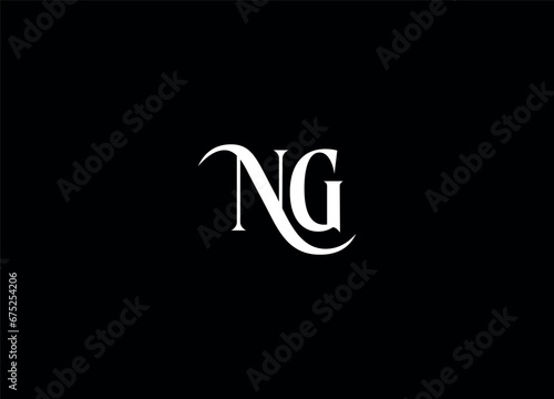 NG letter logo design and monogram logo