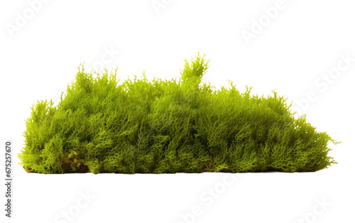 Growing with Sphagnum Moss on Transparent Background