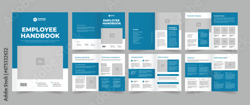 Hr Employee Handbook Layout Template