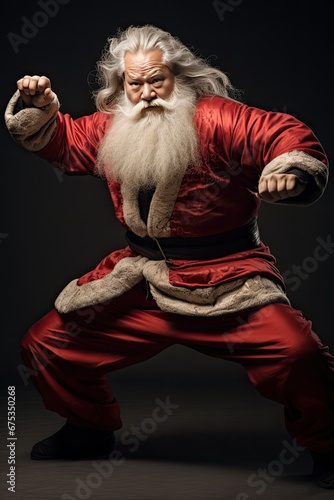 Kung Fu Santa Clause.