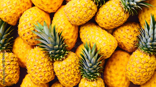 background with pineapple