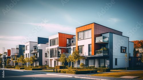 Building beautiful modern housing estate