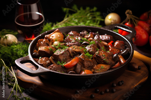 Beef Bourguignon Meat Stew