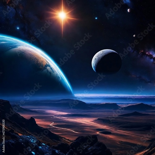  Stellar scenery, galaxies, planets, space, futuristic world, space world, starscapes, interstellar, comets, asteroids, origin of the universe 