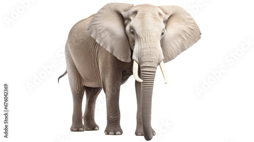 Asian elephant On transparent background