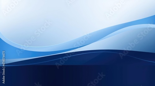 Blue line with white architecture futuristic background minimal concept vector illustration subtle design 