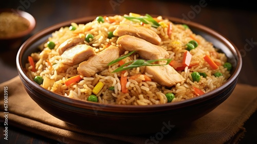 Chinese chicken fried rice 
