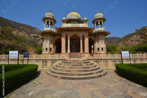 Moosi Maharani Ki Chhatri Alwar most artistic monument and the most regal as well, replete with a fascinating story. Maharaja Vinay Singh of Alwar built this cenotaph