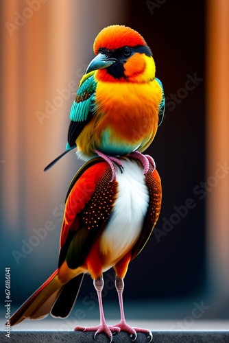 Pássaros exóticos lindos 
