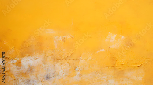 Yellow cement wall texture background. generative AI.
